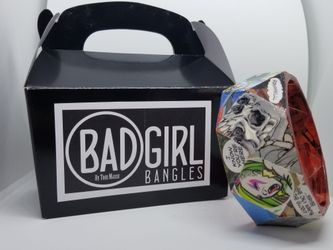 Bracelet Bangle Bad Girl Bangle New Comic Book Art