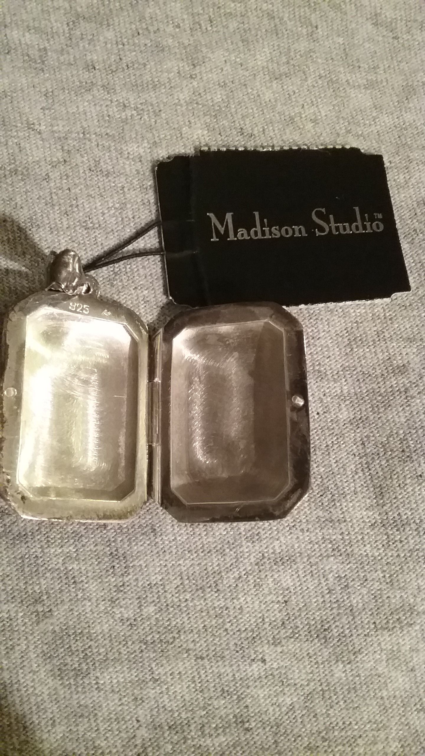 9.25 silver locket