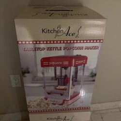New!!!  in box Kitchen Ace tabetop kettle popcorn maker