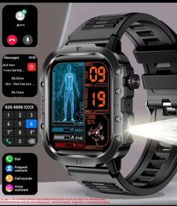 New Smart Watch With TFT Display / LED Flashlight