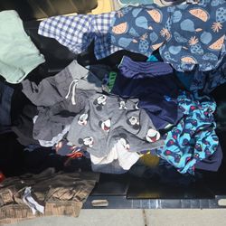 Bin Of Toddler Shorts And Pants 