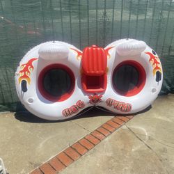 Used 2 Seat River Raft With Built In Ice Cooler 