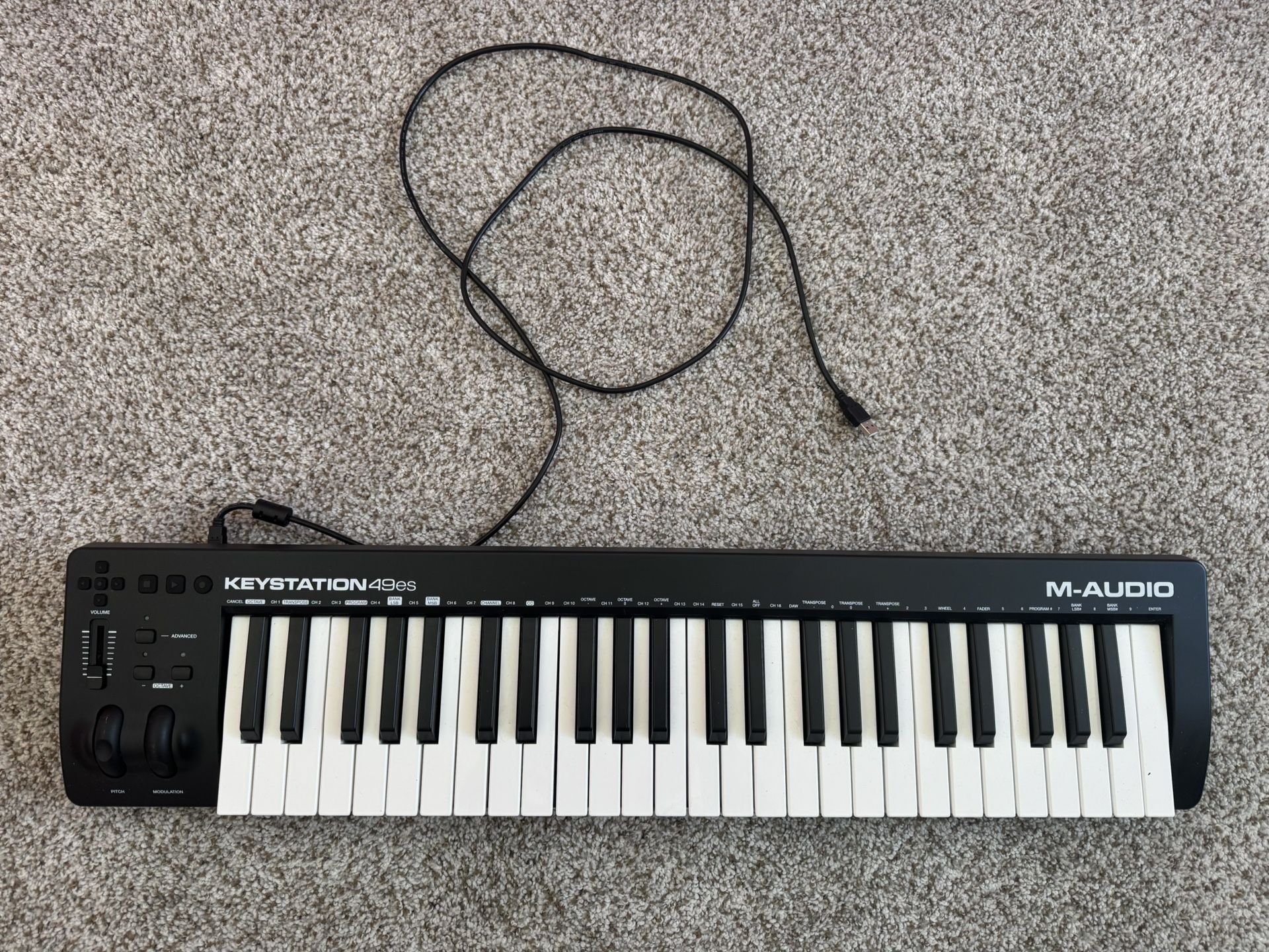 *LOWER PRICE M-Audio Keystation 49-ES USB Midi Controller Keyboard Black