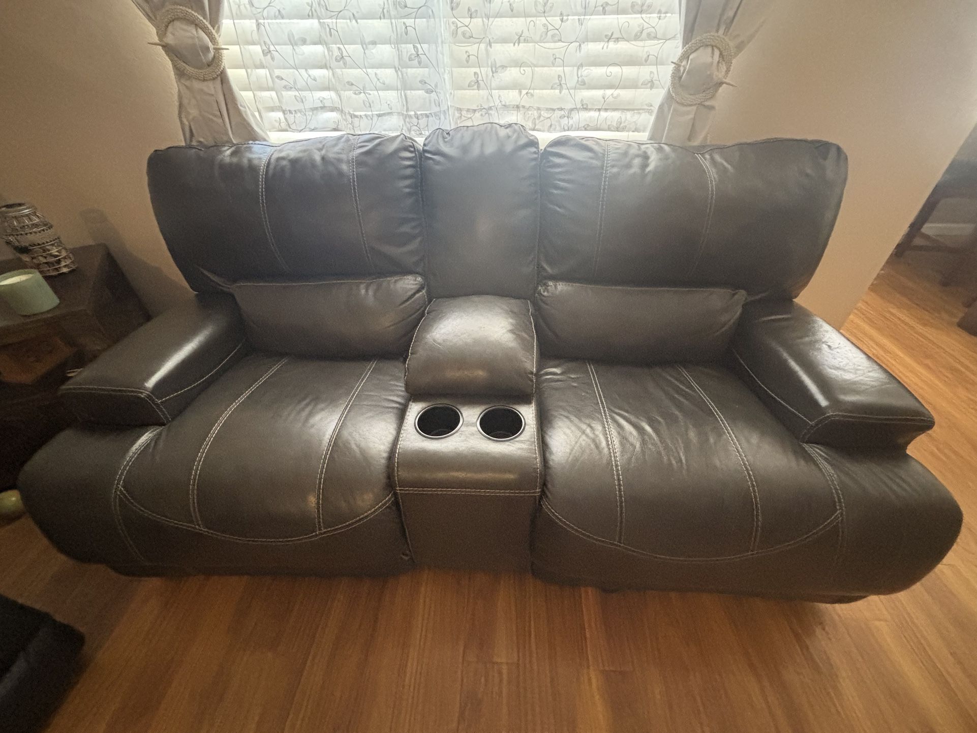 Leather Sofa Set