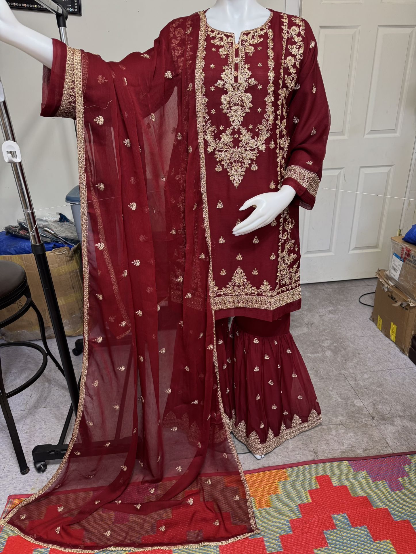 Chiffon Garara Dress