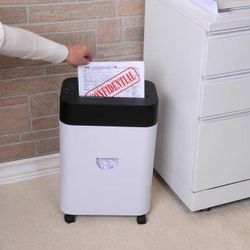 New ** Royal Shredder Micro-Cut Paper Shredder, 14-Sheet, Black/White