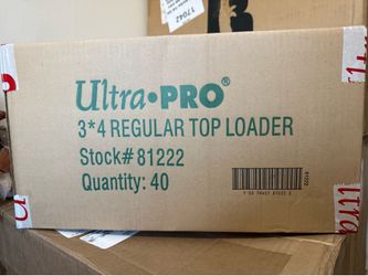 Case Of Ultra Pro Top Loaders - 40/25Ct