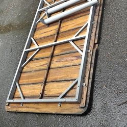 3 Ft X 6 Ft Metal Table Frame. Super Solid, Just Needs A New Top.