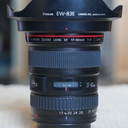Canon EF 17-40mm F/4 L USM Lens