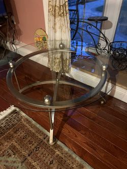 Center Coffee Table With Two Side Tables