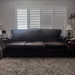 Leather Couch Set 