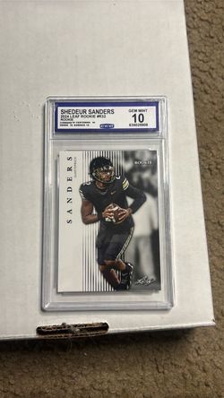 2024 Leaf Shedeur Sanders rookie card