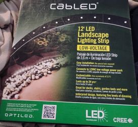 Cabled: 12' LED Landscape Landing Strip