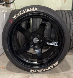 Yokohama Advan Racing GT Premium Wheels 18 inch with Advan Apex Tires