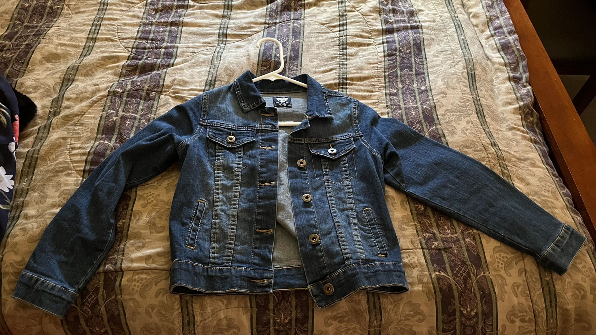 Denim Jacket Size 7-8 For 7-10 Yrs Old