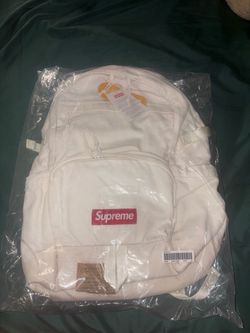 Supreme denim backpack (white)