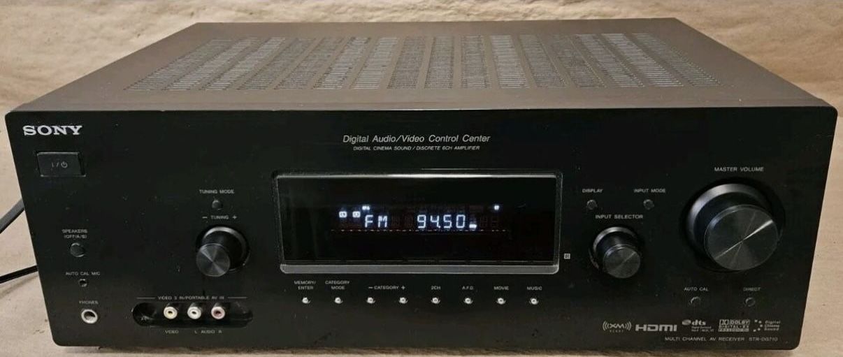 SONY STR-DG710 - 6.1 channel AV receiver