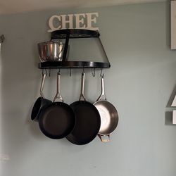 Wall Pot Rack
