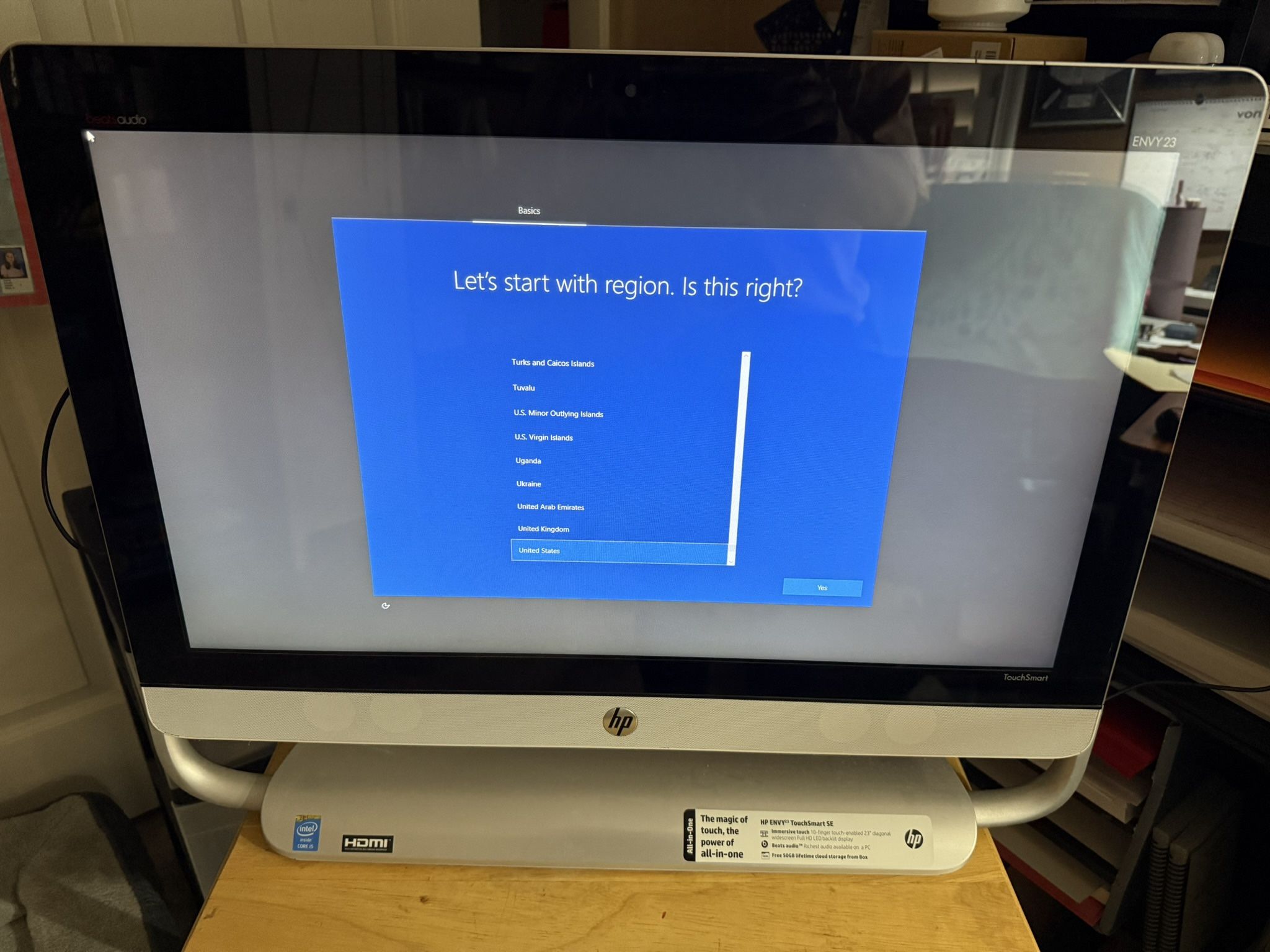 HP All In One Computer