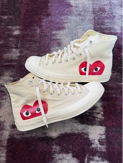 🔵 converse chuck taylor comme des garcons white