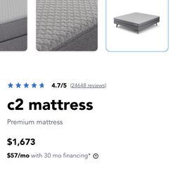 C2 Full Sleep Number Bed With Integrated Base And Frame