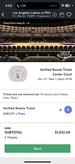 Laker Tickets