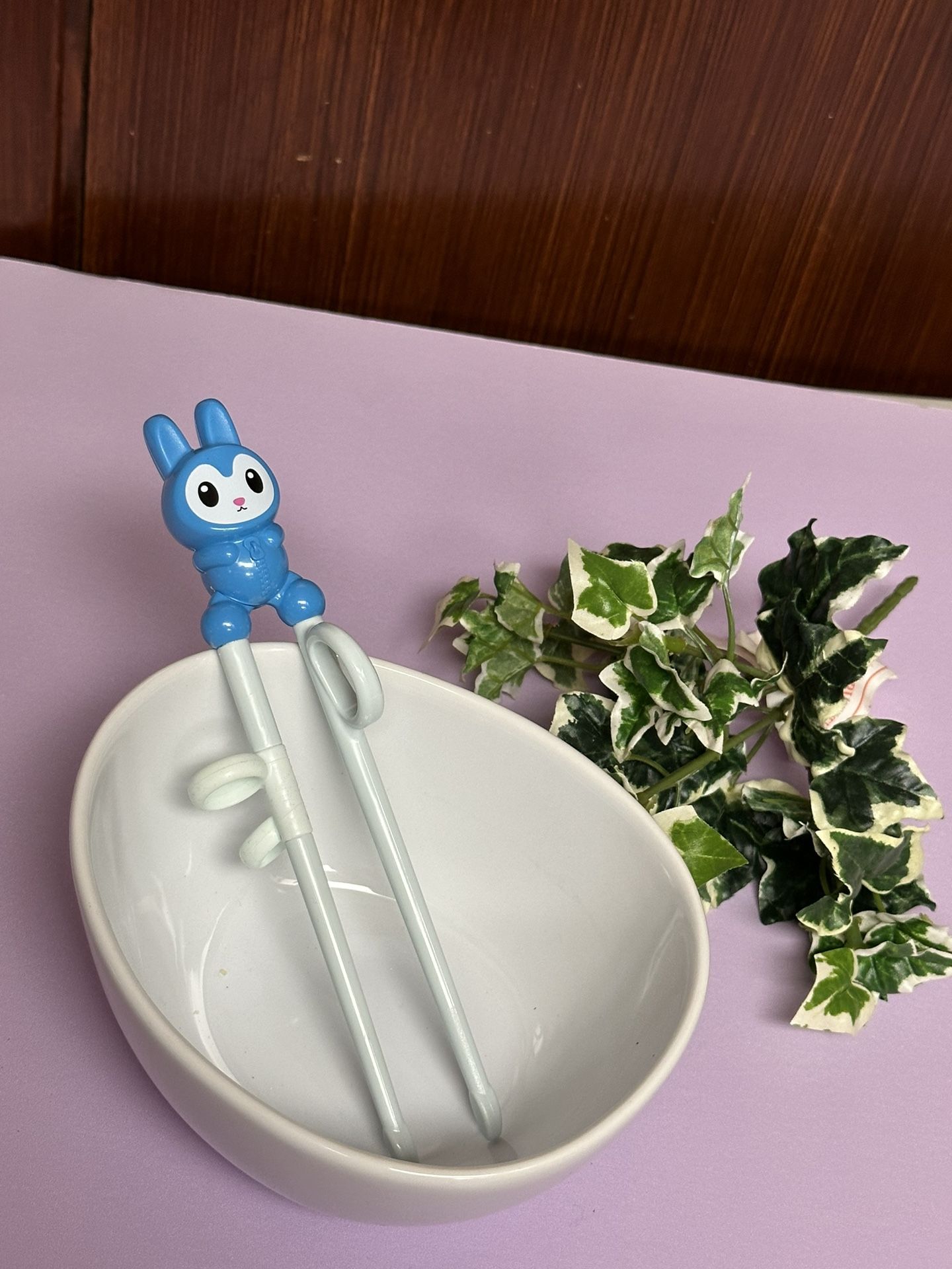 Edison Training Chopstick with Blue Rabbit