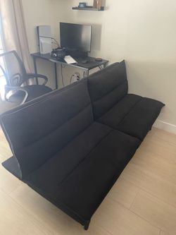 Black futon