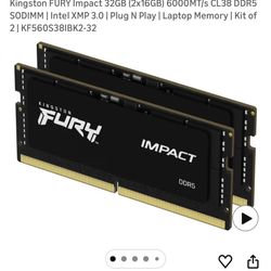 HyperX Impact DDR4 RAM 32GB (2x16GB) Laptop Memory – High Performance SO-DIMM Upgrade