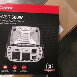 Cobra Power 500 Watt Power Inverter
