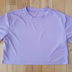 NEW Shein Lavender Crop Top (L)
