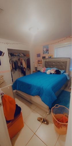 Queen Size Head Board and Rails