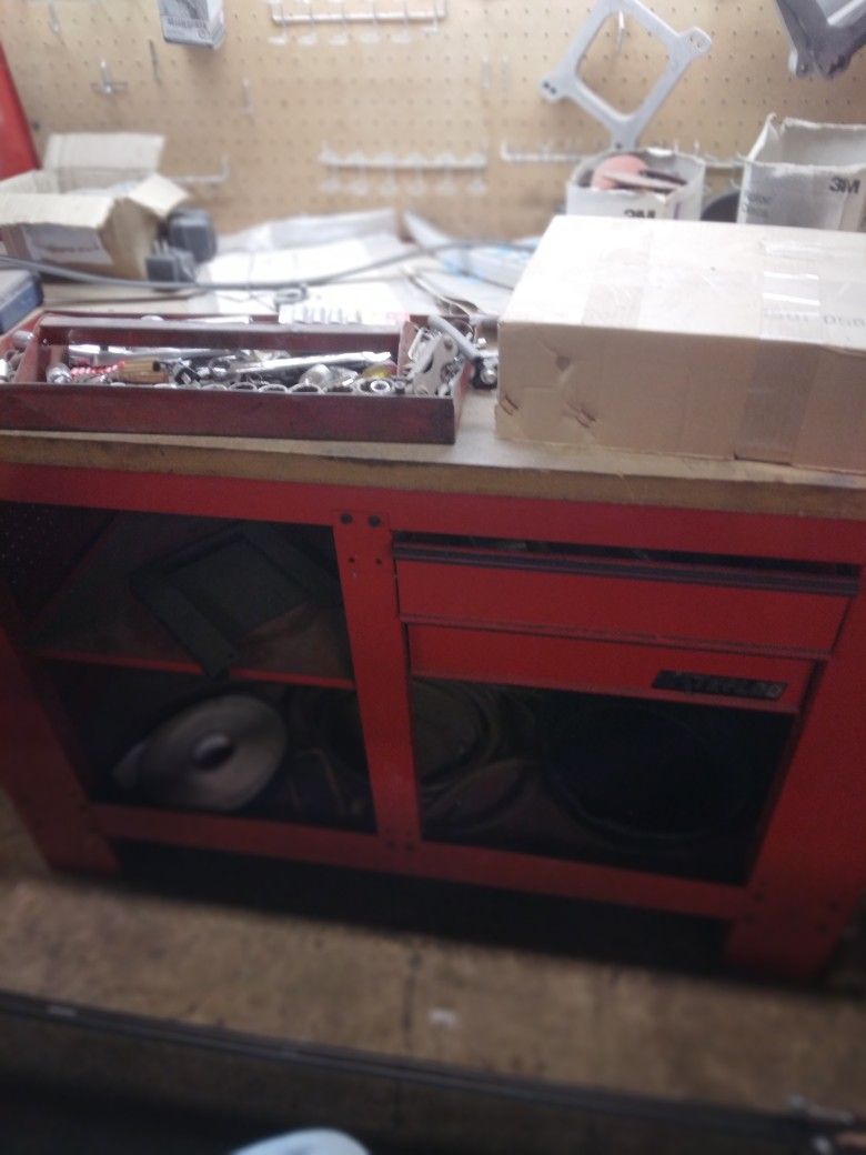 Two Drawer Metal Cabinet