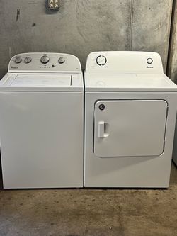 WHIRLPOOL WASHER AND AMANA DRYER
