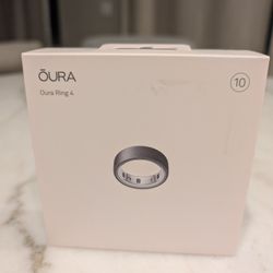 NEW & UNUSED Oura Ring 4 - Stealth - Size 10 - Original Box & Charger