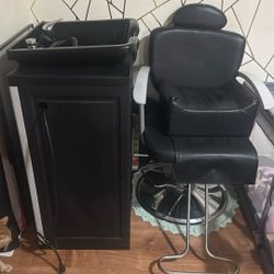 Salon Chair & Sink