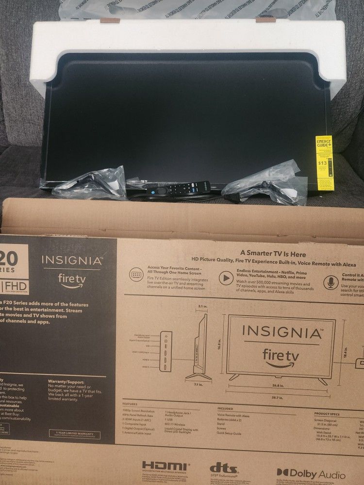 Insignia - 32" F20 Series LED HD Smart Fire TV