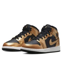 Nike Jordan Metallic Gold & Black