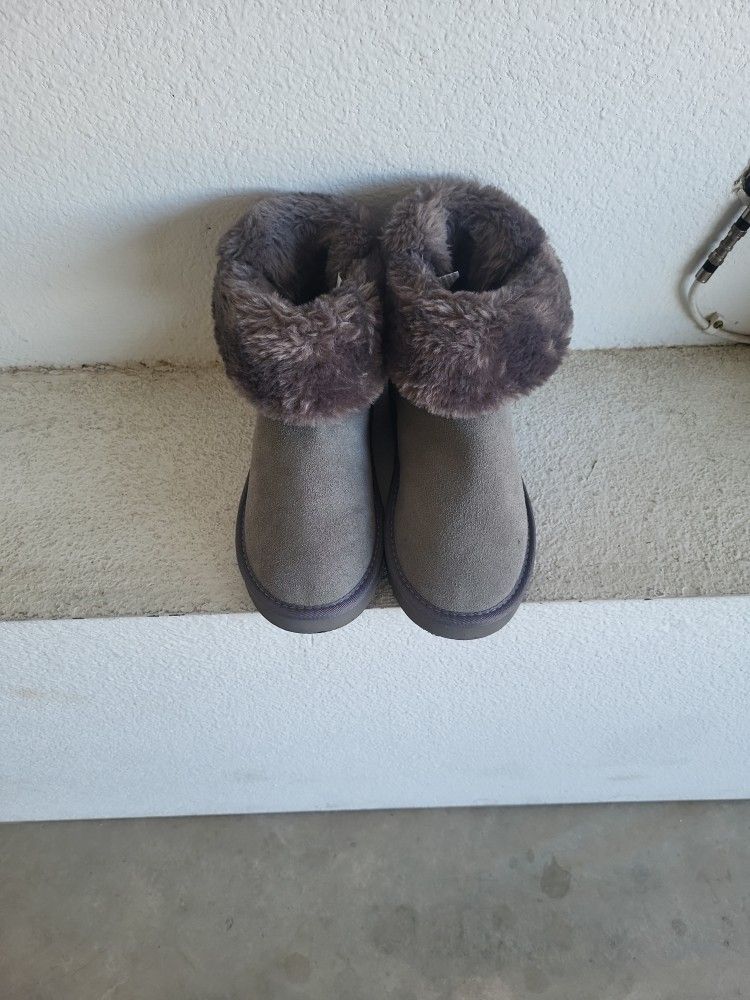 Gray Boots