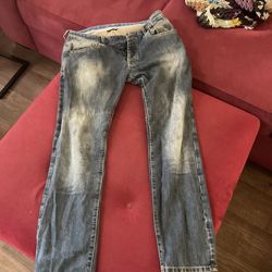 Dainese Bonneville Urban Safety Distressed Reinforced Denim Jeans T46 38 w Level 2 armor