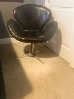 Restoration Hardware  Leather Chair