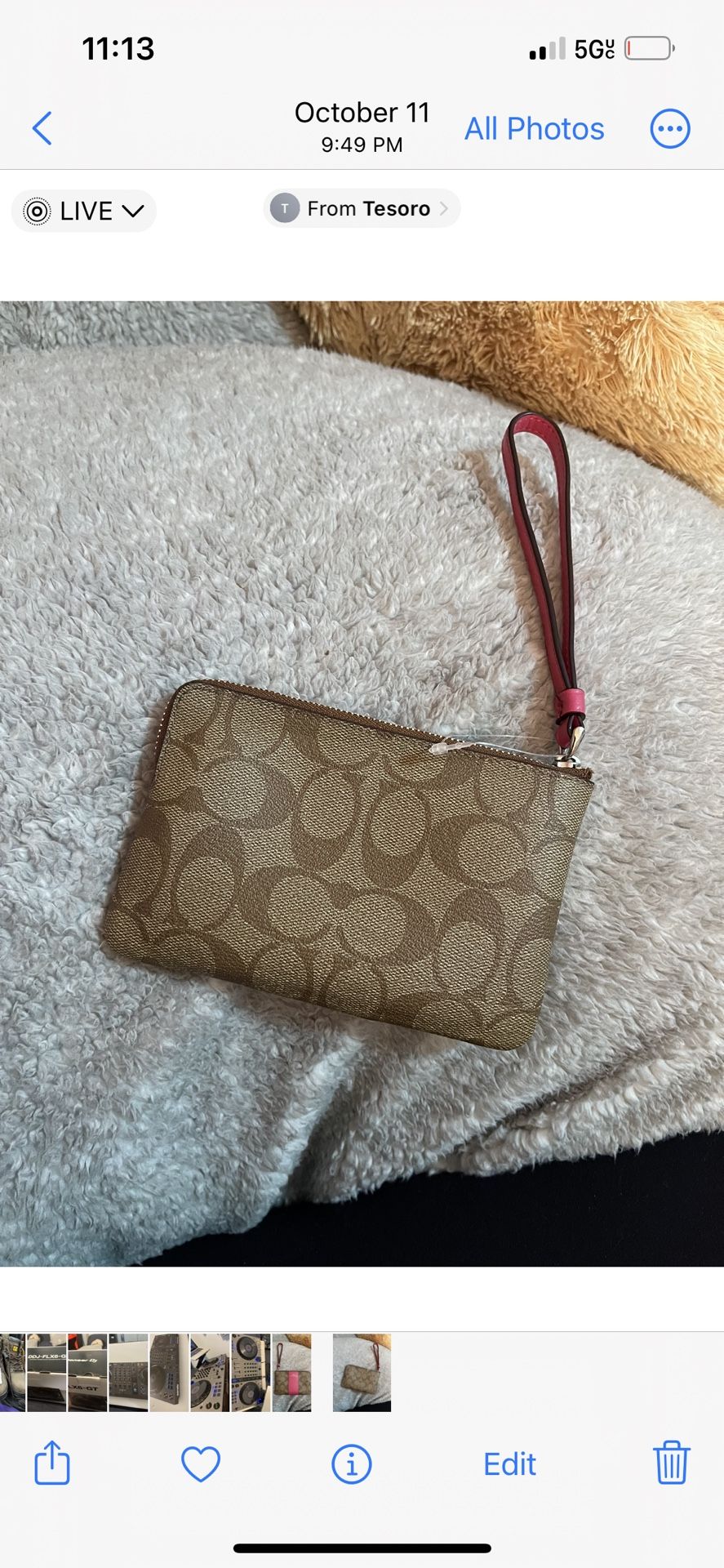 Wristlet Couch Wallet