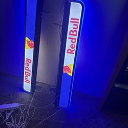 2 Redbull LED Neon Signs