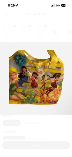 Disney Tinkerbell bag