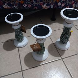 3 Candle Holders