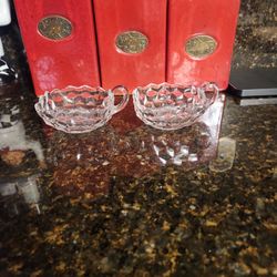 Vintage Fostoria Square Bowls