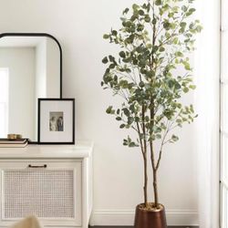 Modern Faux Eucalyptus Tree,