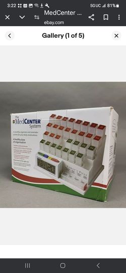 The MedCenter System Pill Organizer