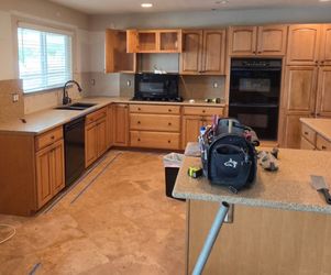 Kitchen Cabinet Wood Set