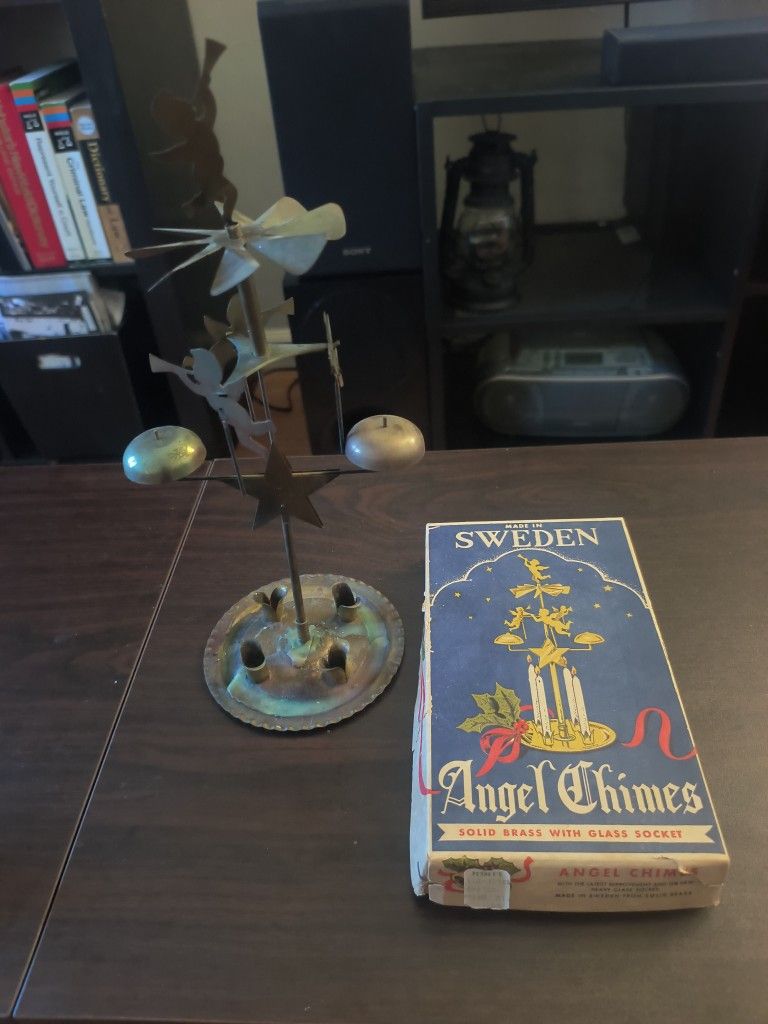 Vintage Angel Chimes Made In Sweden